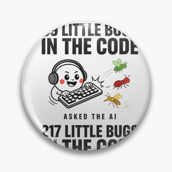 Item preview, 99 Little Bugs In The Code Asked The AI designed and sold by Bianca Oltean.