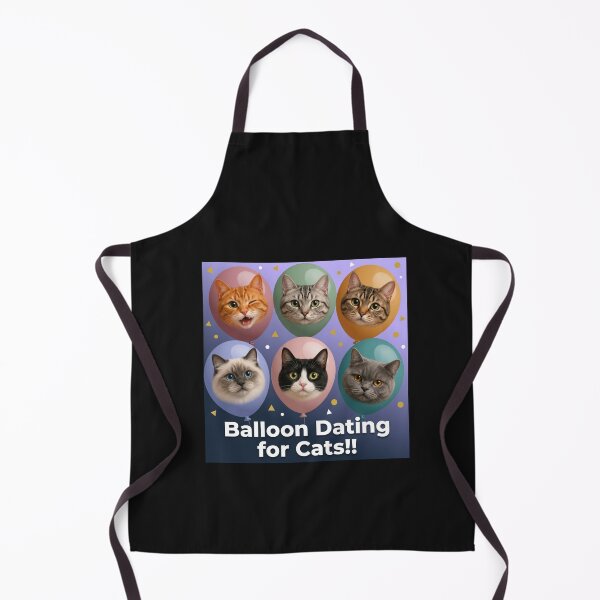 Item preview, Does your cat need a companion?  Need a new pet?  It's Balloon Dating for cats! designed and sold by SincerelyNick.
