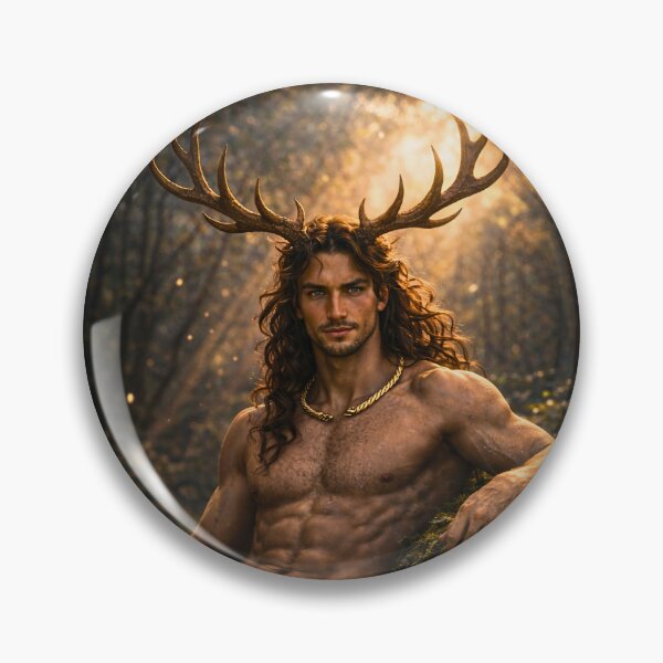 Item preview, Cernunnos Celtic Horned God - Forest Guardian designed and sold by TheOuroborean.
