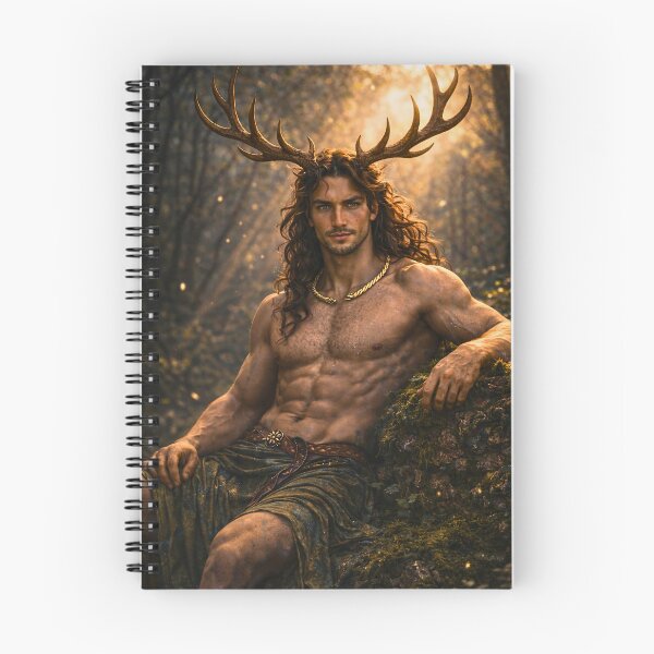 Item preview, Cernunnos Celtic Horned God - Forest Guardian designed and sold by TheOuroborean.