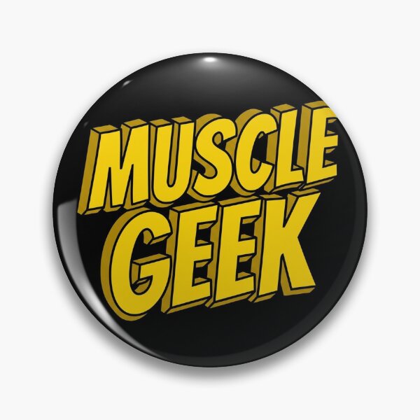 Item preview, MUSCLE GEEK Vintage Comic Book 3D Pop Art Typography designed and sold by DuckOddity.
