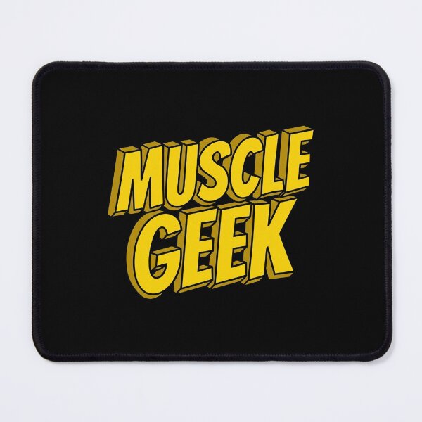 Item preview, MUSCLE GEEK Vintage Comic Book 3D Pop Art Typography designed and sold by DuckOddity.
