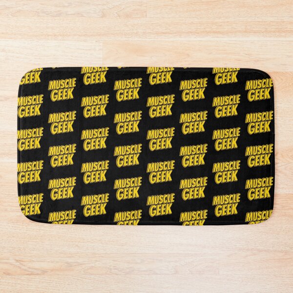 Item preview, MUSCLE GEEK Vintage Comic Book 3D Pop Art Typography designed and sold by DuckOddity.