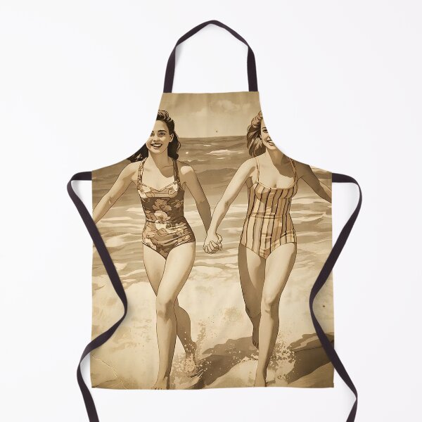 Item preview, Vintage Summer Memories - Retro 50s Beach Girls designed and sold by Melian Vintage.