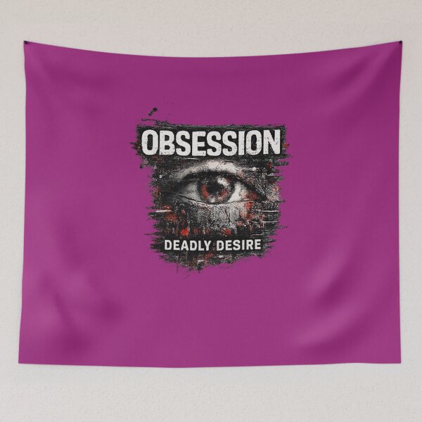 Item preview, Obsession Deadly Desire Horror Eye Grunge T-Shirt Design designed and sold by Artbysarmina.