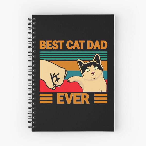 Item preview, BEST CAT DAD EVER Fist Bump Retro T-Shirt designed and sold by SoyLamderma.