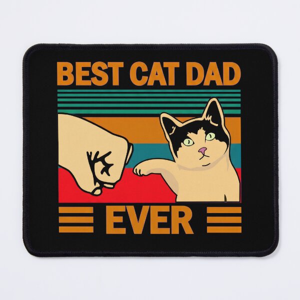 Item preview, BEST CAT DAD EVER Fist Bump Retro T-Shirt designed and sold by SoyLamderma.