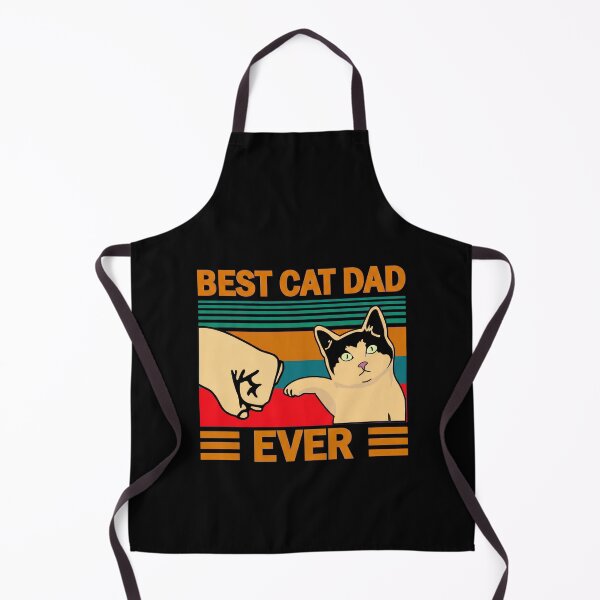 Item preview, BEST CAT DAD EVER Fist Bump Retro T-Shirt designed and sold by SoyLamderma.
