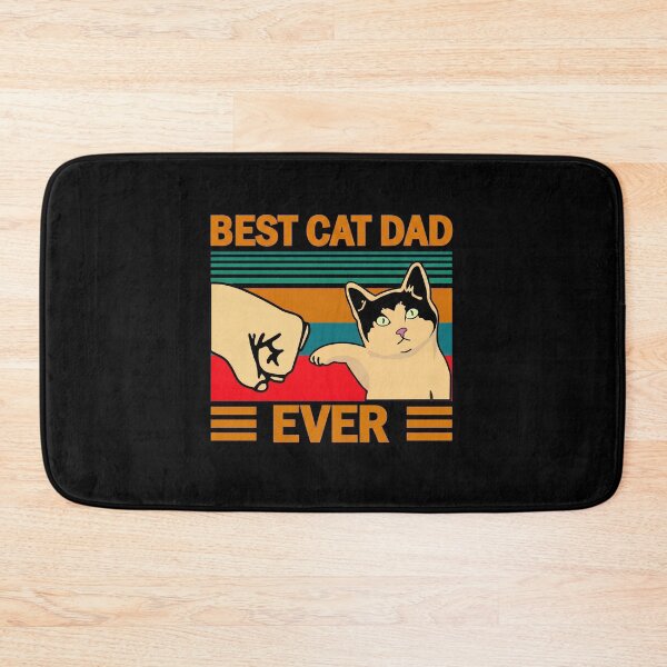 Item preview, BEST CAT DAD EVER Fist Bump Retro T-Shirt designed and sold by SoyLamderma.