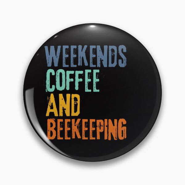 Item preview, Funny Retro Weekends Coffee and Beekeeping designed and sold by WeirdlyRare.