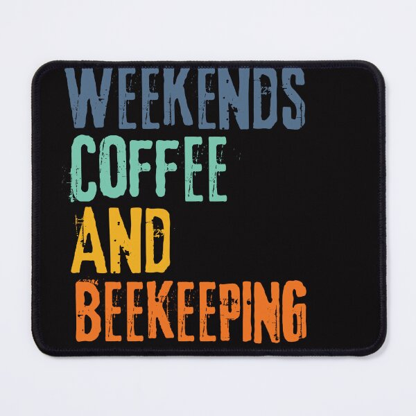 Item preview, Funny Retro Weekends Coffee and Beekeeping designed and sold by WeirdlyRare.