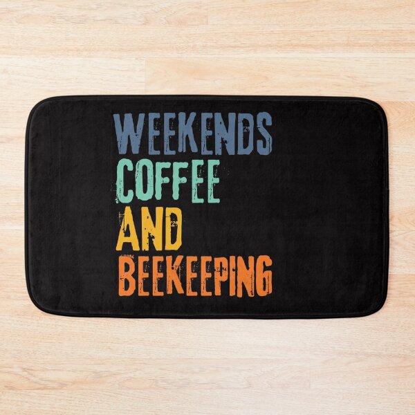 Item preview, Funny Retro Weekends Coffee and Beekeeping designed and sold by WeirdlyRare.