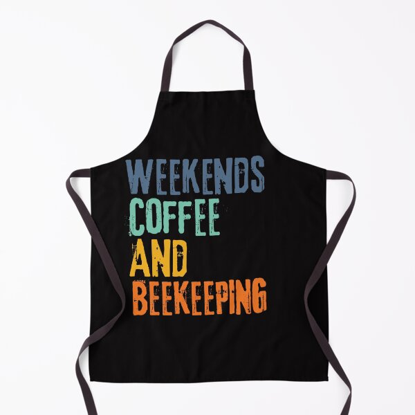 Item preview, Funny Retro Weekends Coffee and Beekeeping designed and sold by WeirdlyRare.