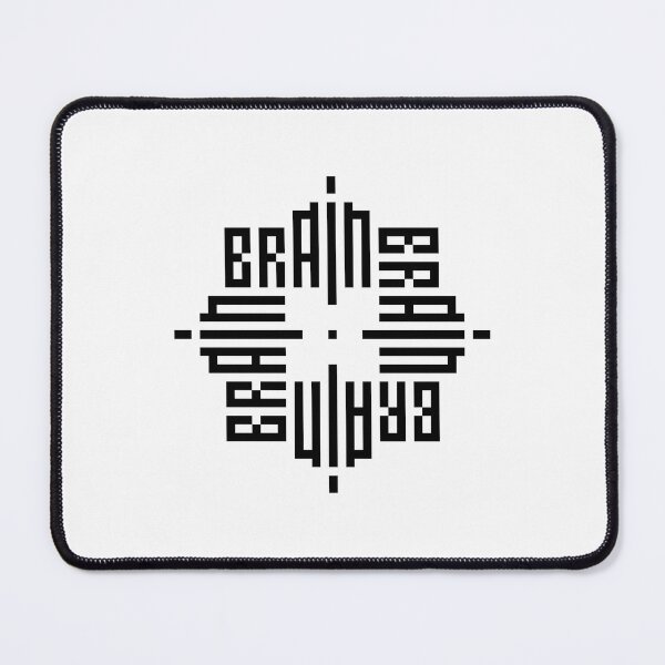 Item preview, BRAIN | Black  | Modern Geometric Kufi Calligraphy | From Name to Art   designed and sold by FOR YOUR NAME.