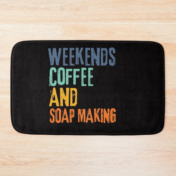 Item preview,  Funny Retro Weekends Coffee and Soap Making designed and sold by WeirdlyRare.