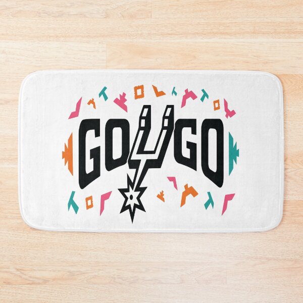 Artikelvorschau, Go Supurs Go San Antonio Spurs Basketball Fan Art entworfen und verkauft von CaulfAyiana.