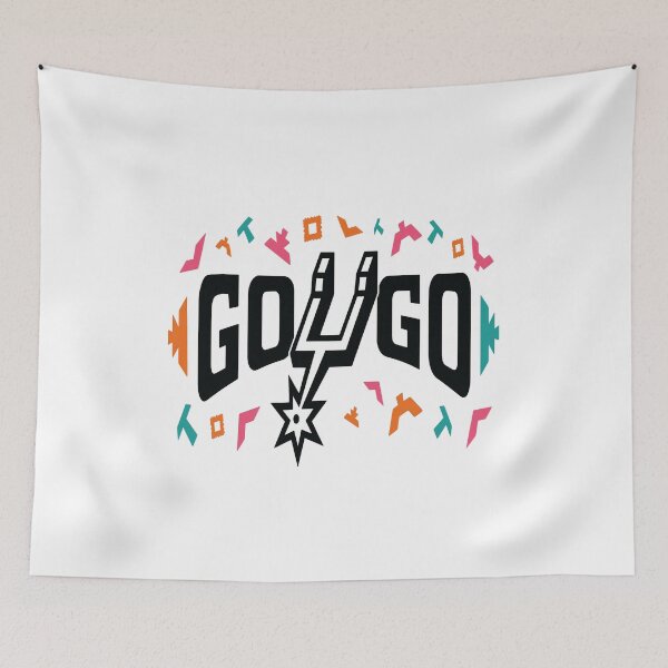 Item preview, Go Supurs Go San Antonio Spurs Basketball Fan Art designed and sold by CaulfAyiana.