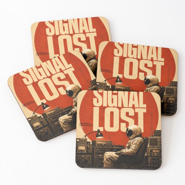 Item preview, Signal Lost – Retro Futuristic Sci-Fi Poster designed and sold by Watchyyy.