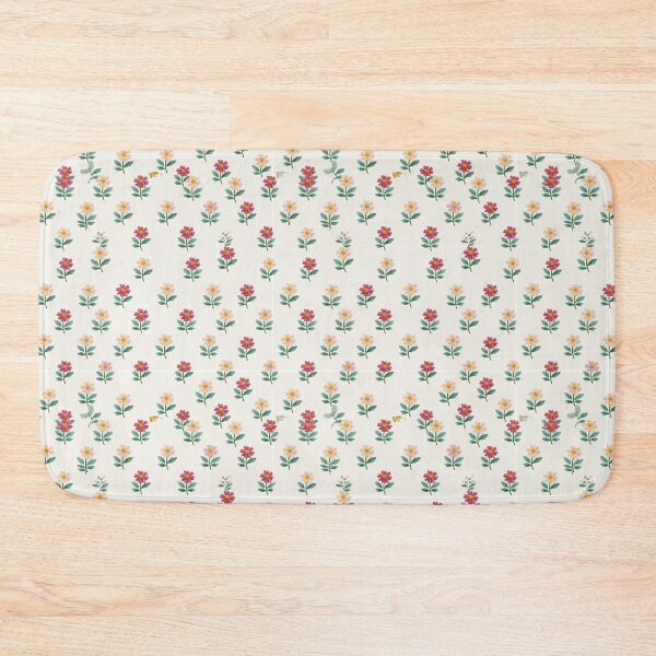 Item preview, Cute Ditsy Pink And Yellow Wildflower Pattern designed and sold by igraphixart.