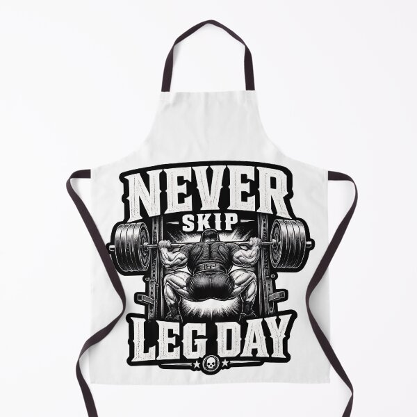 Item preview, Never Skip Leg Day | Hardcore Gym Squat Motivation Design designed and sold by athanasioungr.