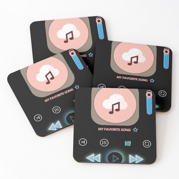 Item preview, My Favorite Song Aesthetic Music Player designed and sold by vybrex ©.