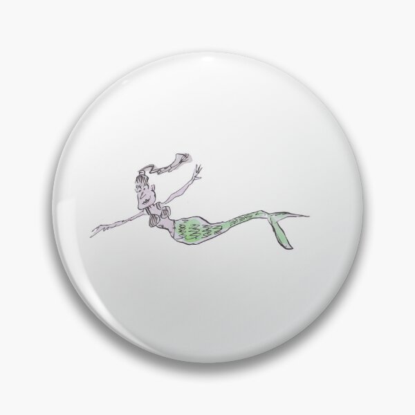Item preview, A swimming mermaid designed and sold by Inky Fingers Illustrations.