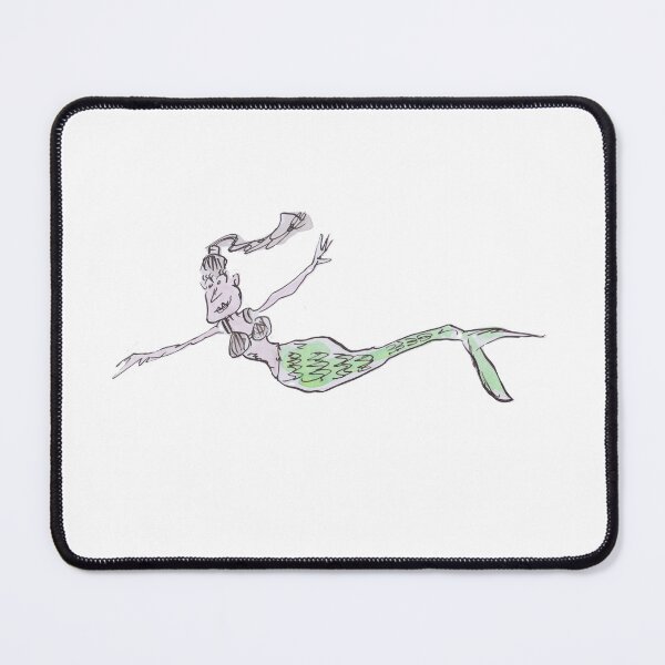 Item preview, A swimming mermaid designed and sold by Inky Fingers Illustrations.