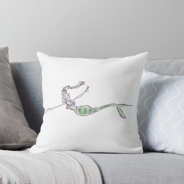 Item preview, A swimming mermaid designed and sold by Inky Fingers Illustrations.
