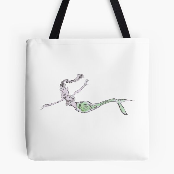 Item preview, A swimming mermaid designed and sold by Inky Fingers Illustrations.