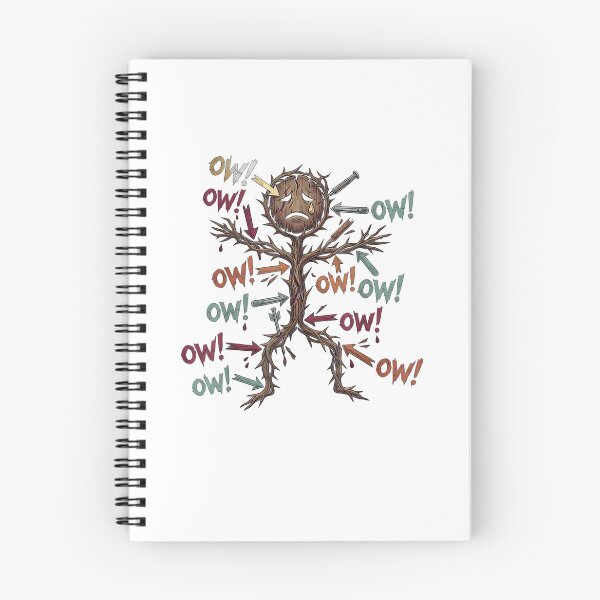 Item preview, Ow Ow Ow Stick Character Figure Chronic Pain Awareness designed and sold by Glow-Paw-Studio.