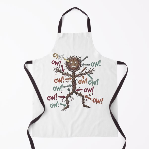 Item preview, Ow Ow Ow Stick Character Figure Chronic Pain Awareness designed and sold by Glow-Paw-Studio.