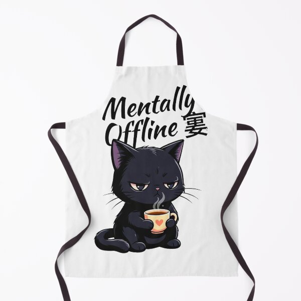 Item preview, Cute Moody Coffee Cat designed and sold by INVIKETOS.