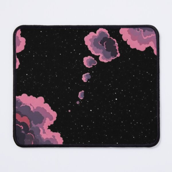 Item preview, Pastel pink and black anime space kawai planets with stars designed and sold by cocomelon168.