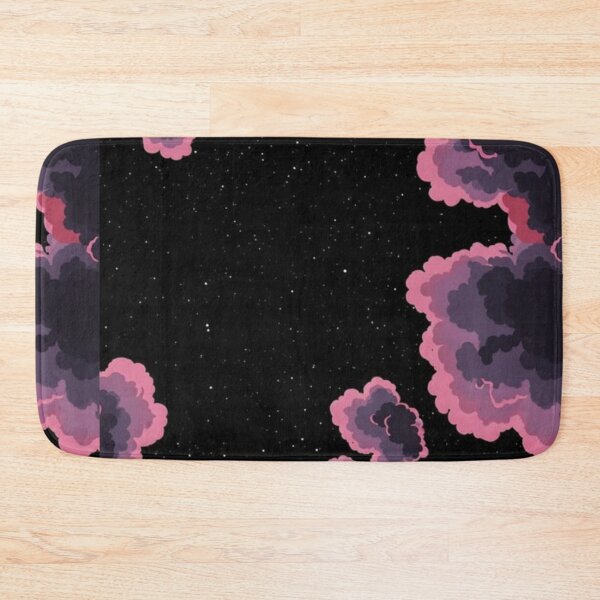 Item preview, Pastel pink and black anime space kawai planets with stars designed and sold by cocomelon168.