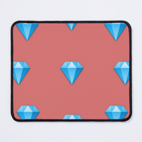 Item preview, Minimalist Blue Diamond Pattern - Elegant Geometric Crystal Gemstones Art designed and sold by Faali950.
