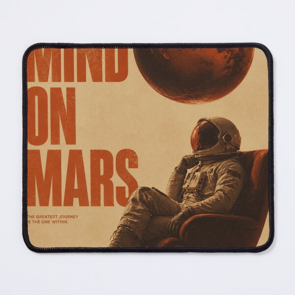 Item preview, Mind On Mars – Retro Futuristic Space Poster designed and sold by Watchyyy.