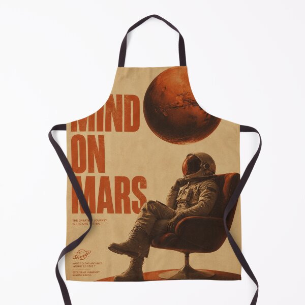 Item preview, Mind On Mars – Retro Futuristic Space Poster designed and sold by Watchyyy.