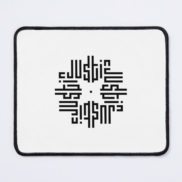 Item preview, JUSTIN | Black  | Modern Geometric Kufi Calligraphy | From Name to Art   designed and sold by FOR YOUR NAME.