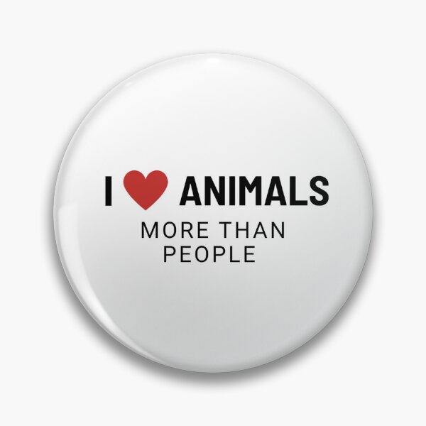 Item preview, I love animals more than people designed and sold by madebyjulia7.