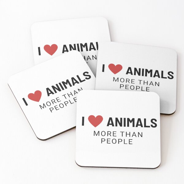 Item preview, I love animals more than people designed and sold by madebyjulia7.