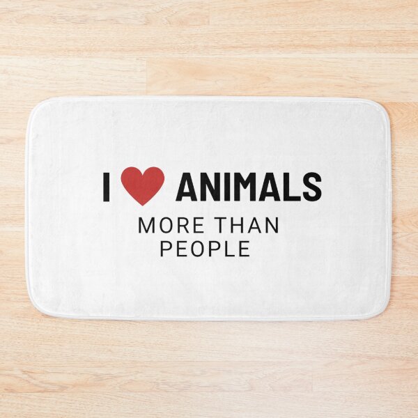 Item preview, I love animals more than people designed and sold by madebyjulia7.