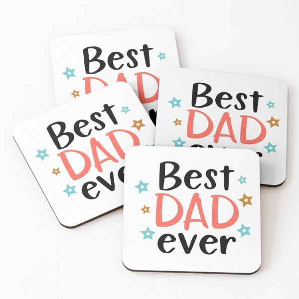 Item preview, Best Dad Ever Cute Typography Stars designed and sold by SoyLamderma.