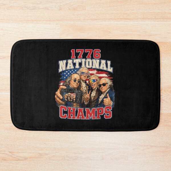 Item preview, 1776 National Champs Patriotic Founding Fathers America First designed and sold by Glow-Paw-Studio.