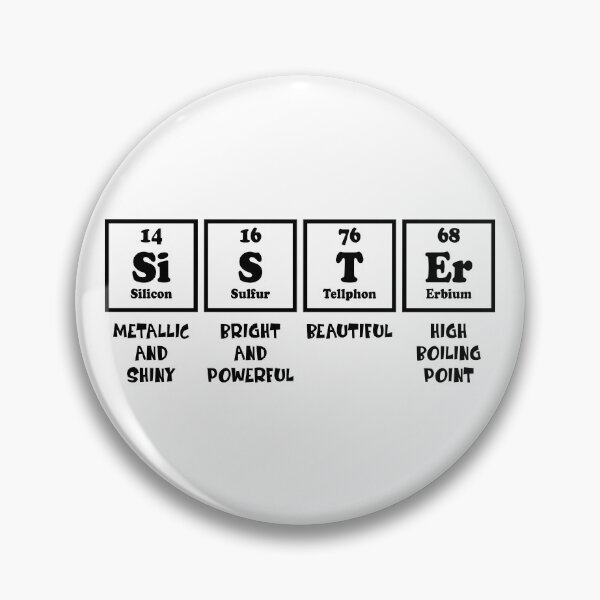 Item preview, Sister Periodic Table Funny Nerdy Science Gift designed and sold by ScienceCorner.