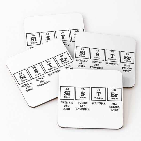 Item preview, Sister Periodic Table Funny Nerdy Science Gift designed and sold by ScienceCorner.