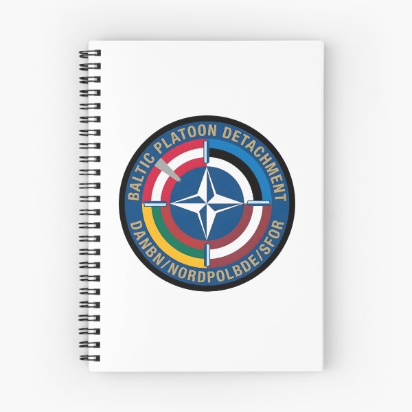 Item preview, NATO SFOR Baltic Platoon Detachment DANBN NORDPOLBDE Insignia designed and sold by CharlieDesings.