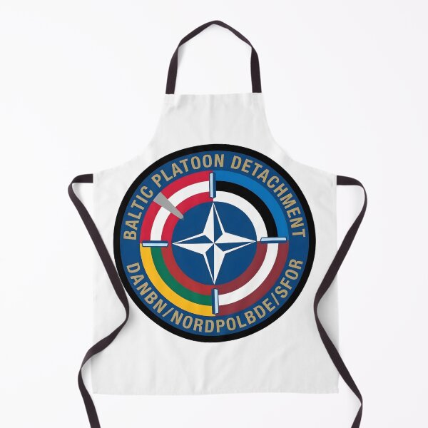 Item preview, NATO SFOR Baltic Platoon Detachment DANBN NORDPOLBDE Insignia designed and sold by CharlieDesings.