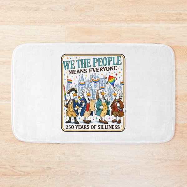 Item preview, We The People Means Everyone 250 Years Of Silliness LGBTQ Pride Patriotic Goose Lover designed and sold by Glow-Paw-Studio.