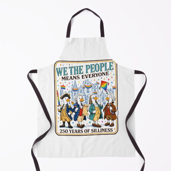 Item preview, We The People Means Everyone 250 Years Of Silliness LGBTQ Pride Patriotic Goose Lover designed and sold by Glow-Paw-Studio.