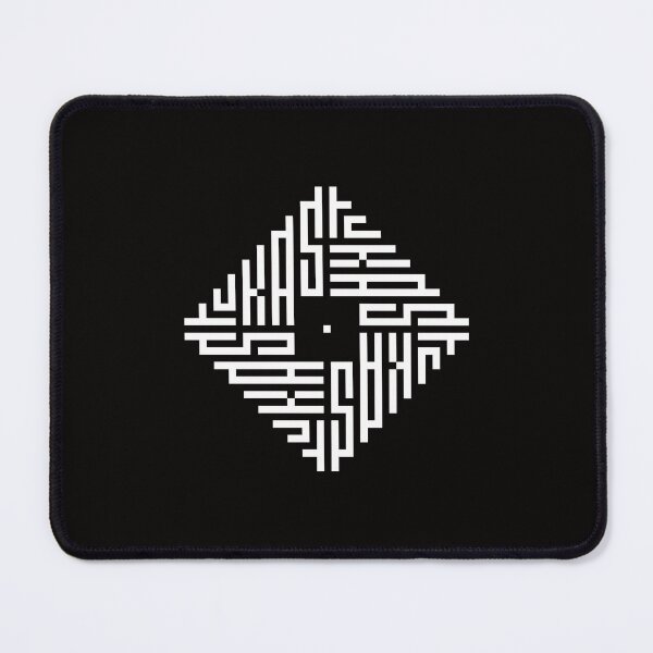 Item preview, LUKAS | White  | Modern Geometric Kufi Calligraphy | From Name to Art   designed and sold by FOR YOUR NAME.